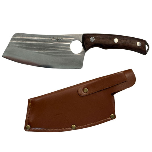 Lifespace 5.7 Inch Butcher Cleaver Knife with Sheath
