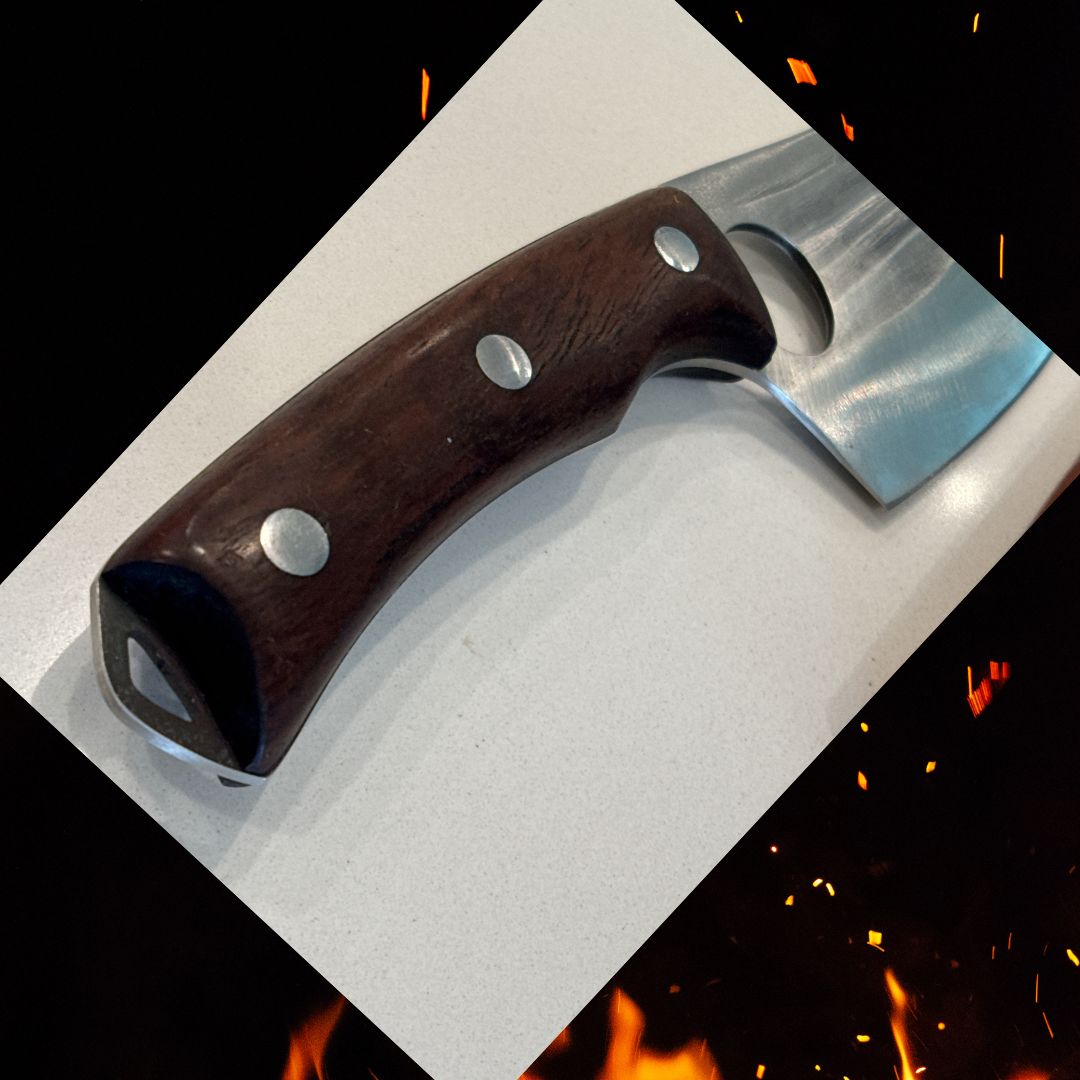 Lifespace 5.7 Inch Butcher Cleaver Knife with Sheath