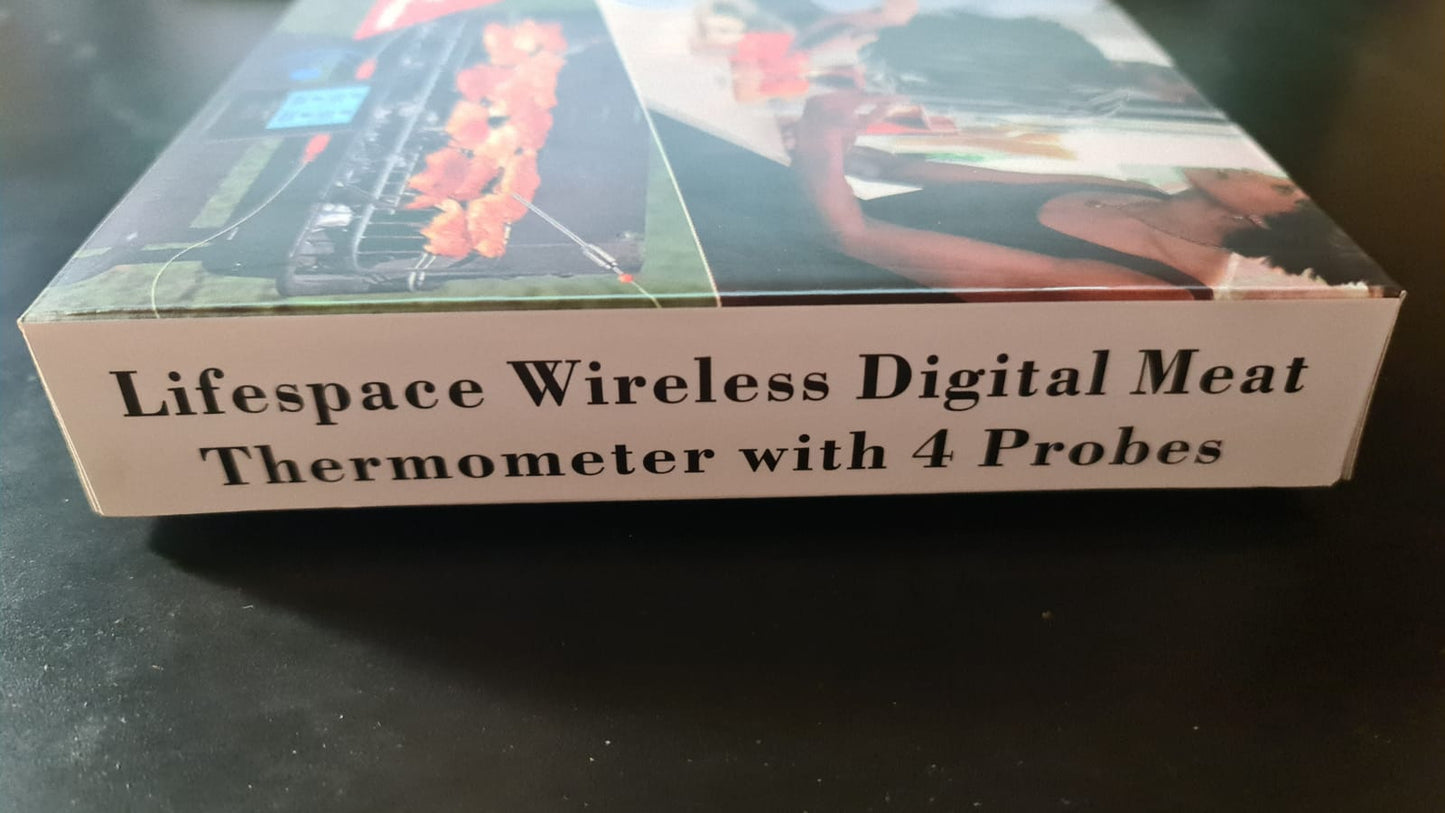 Lifespace 4-Probe 109-yard Wireless Cooking Meat Thermometer