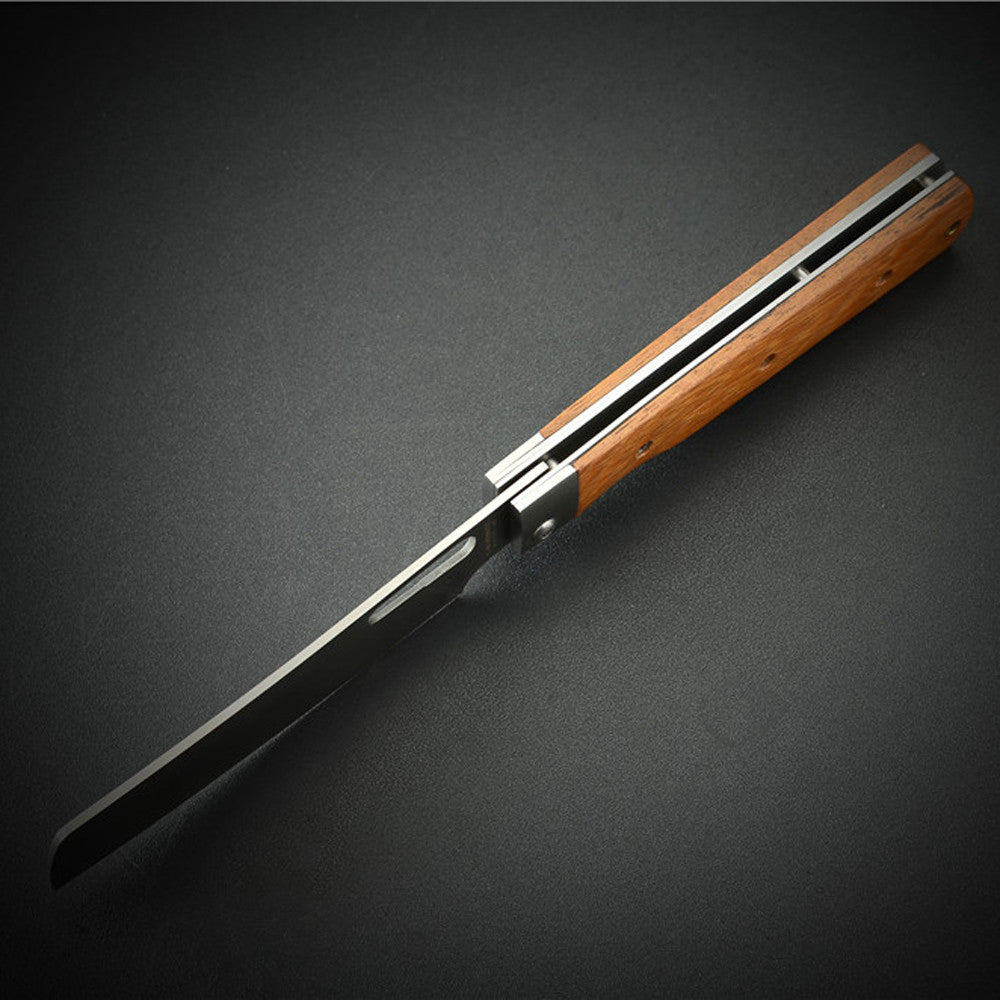 Lifespace 440A Stainless Steel Folding Japanese Chef Knife