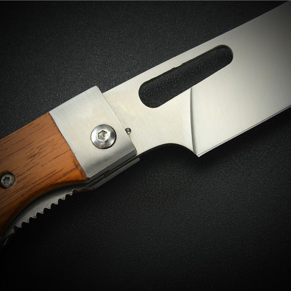 Lifespace 440A Stainless Steel Folding Japanese Chef Knife