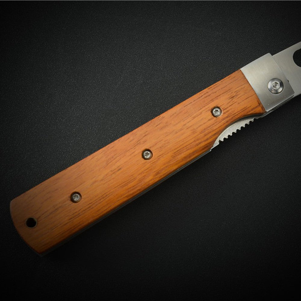 Lifespace 440A Stainless Steel Folding Japanese Chef Knife