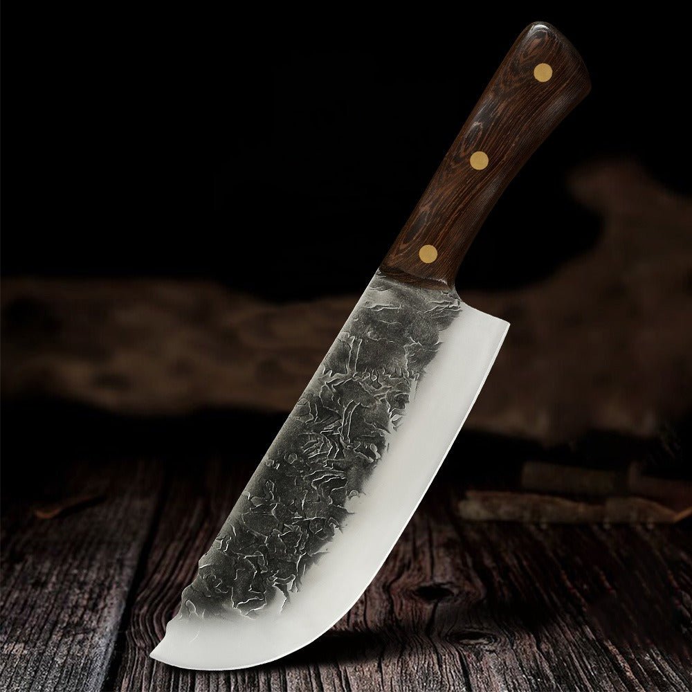 Lifespace 7.5in Hammer Forged Chef Cleaver