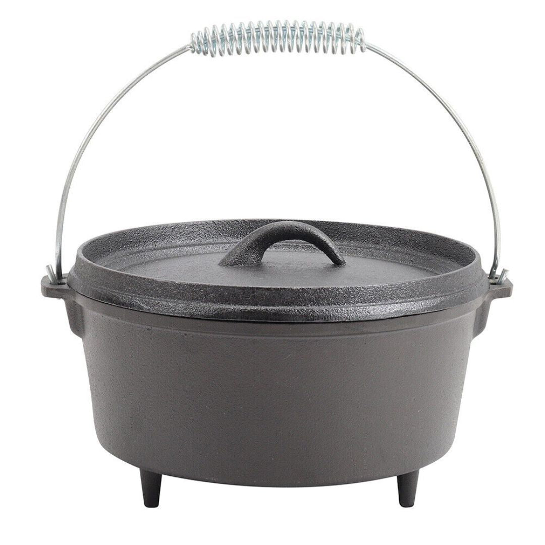 Lifespace Cast Iron Dutch Oven Pot 24,5cm