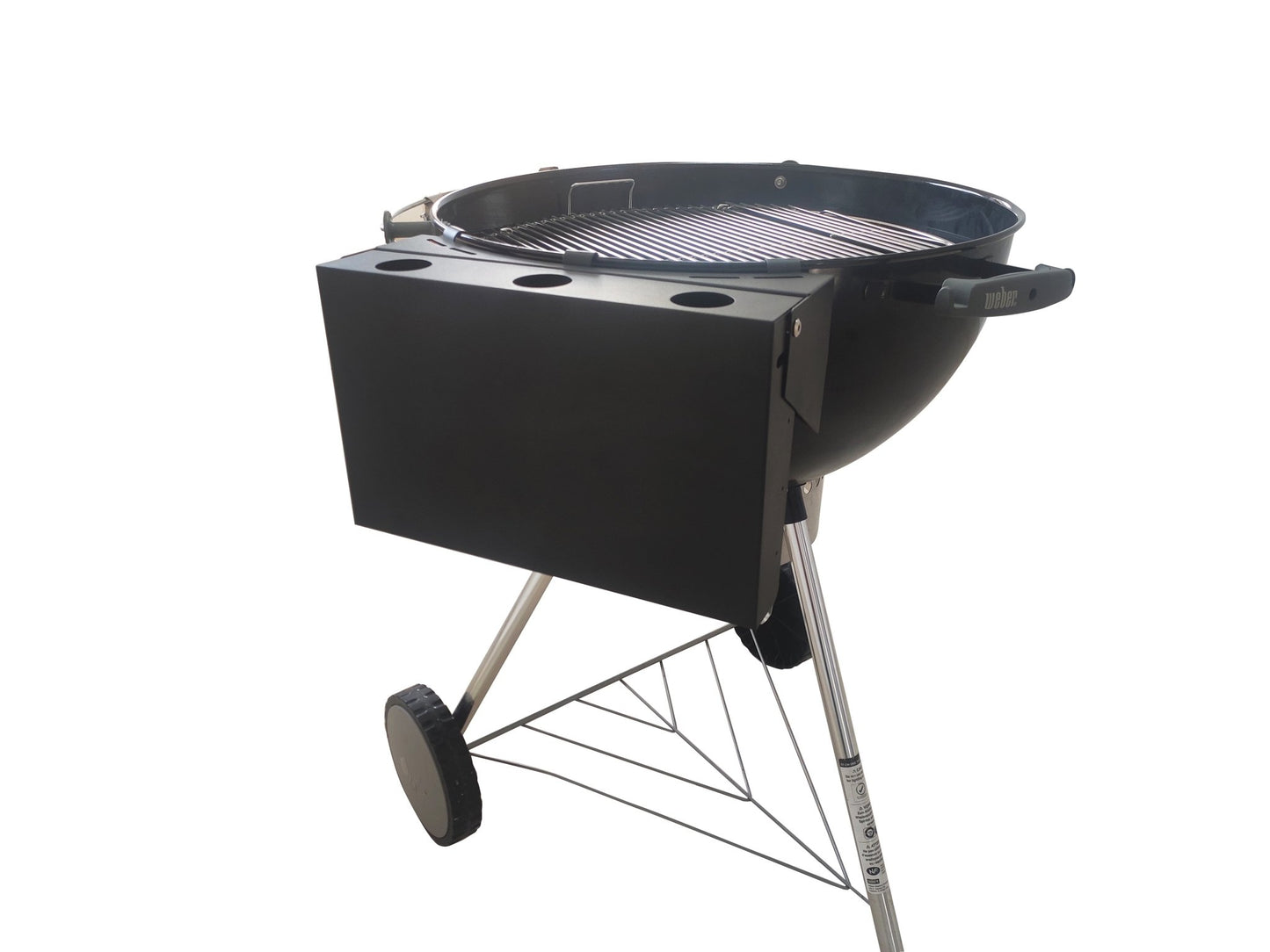 Lifespace Kettle Grill Folding Extension Table with Six Utility Hooks
