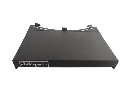 Lifespace Kettle Grill Folding Extension Table with Six Utility Hooks