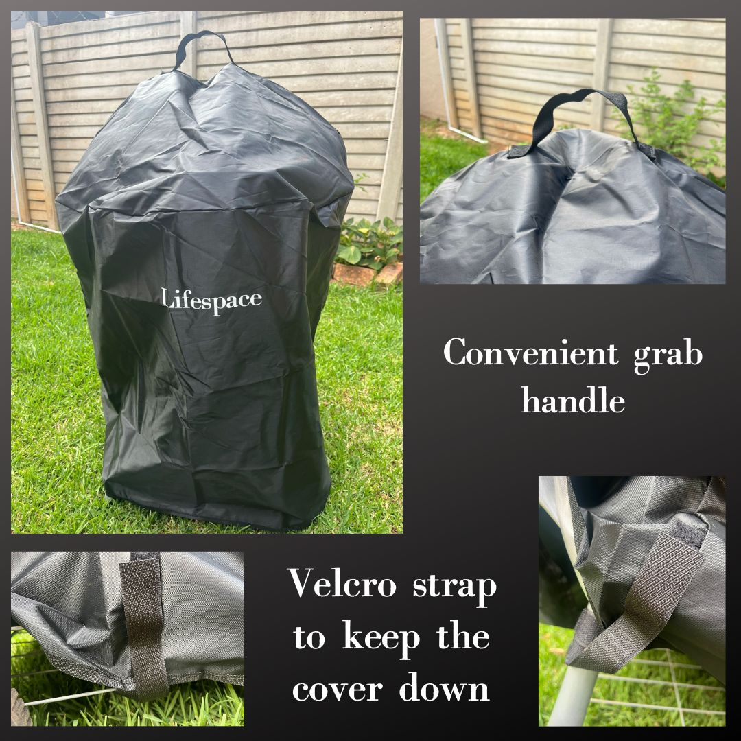 Lifespace Lightweight 22in Kettle Grill Cover