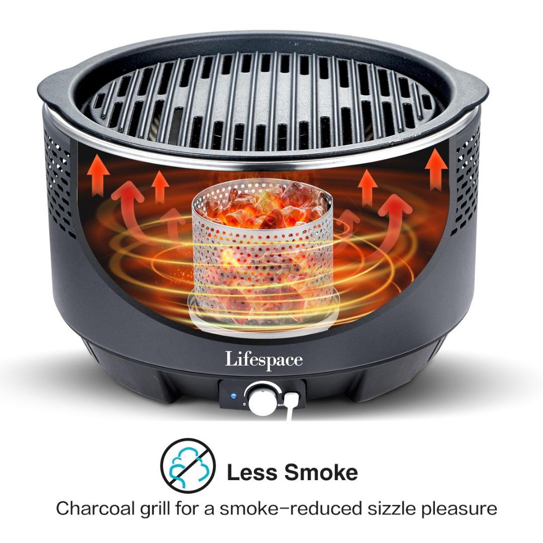 Lifespace Deluxe Patio Trolley Cart & Portable Grill Bundle: Elevate Your Outdoor Entertaining