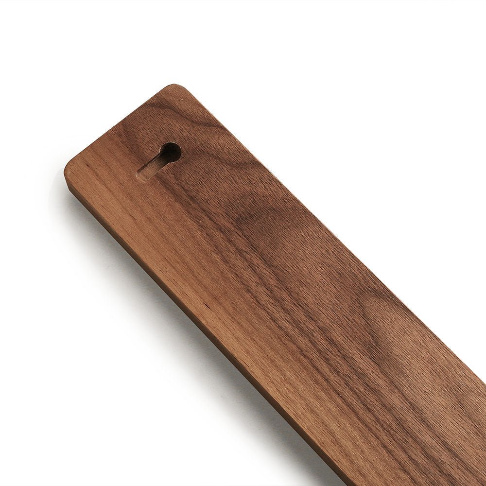 Texas Barbecue Premium Walnut Wall Mount Magnetic Knife Rack with Strong Magnets
