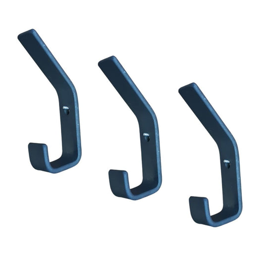 Lifespace Rustic Industrial Utility Single Bar-hook - 3 pack