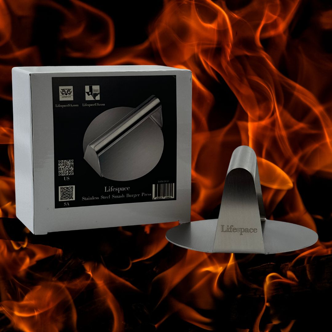 Lifespace Stainless Steel Smash Burger Grill Press