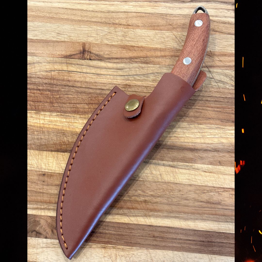 Lifespace 5 Inch Viking Style Cleaver Knife with Sheath