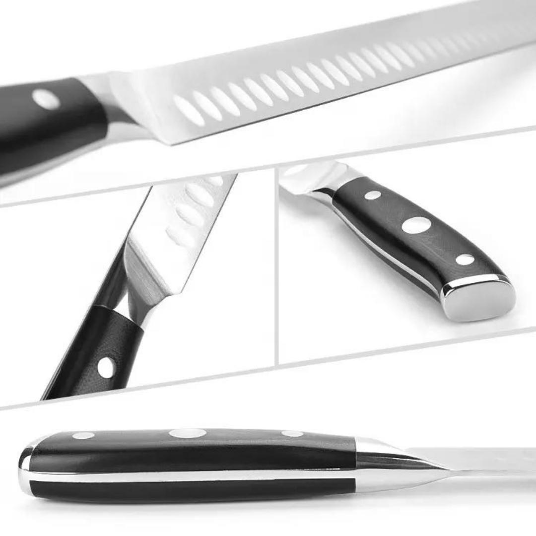 Lifespace BBQ Ham & Brisket Carving Knife - 300mm Stainless Steel Blade - Lifespace