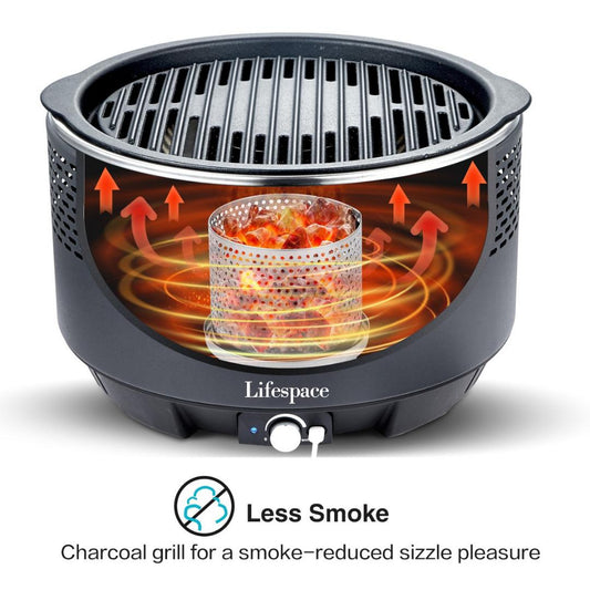 Lifespace Portable Charcoal Braai with FREE Dome Lid & Carry Bag - Lifespace