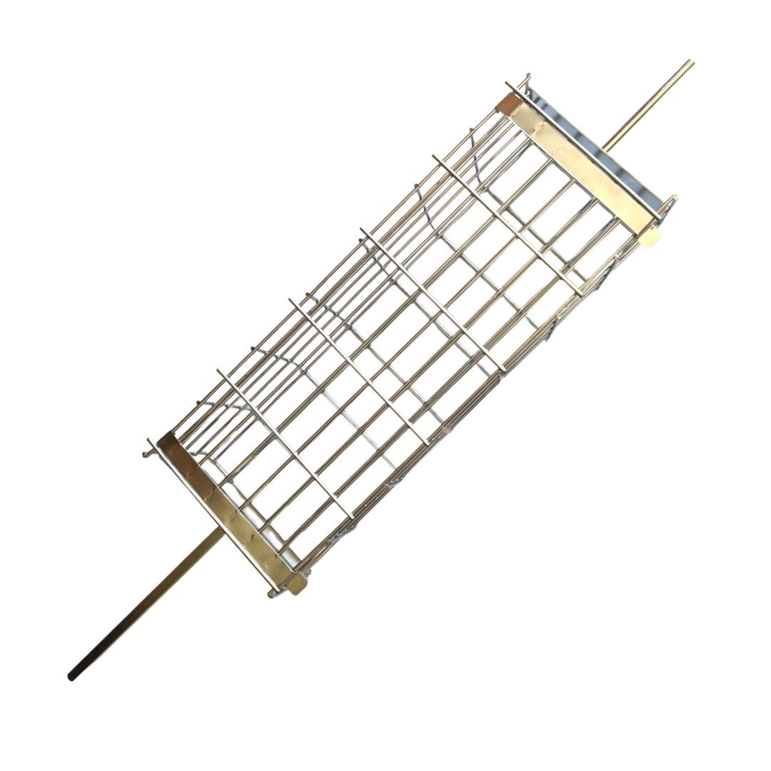 Lifespace Rotisserie Basket - Standard Deep Adjustable - Chrome  - Lifespace