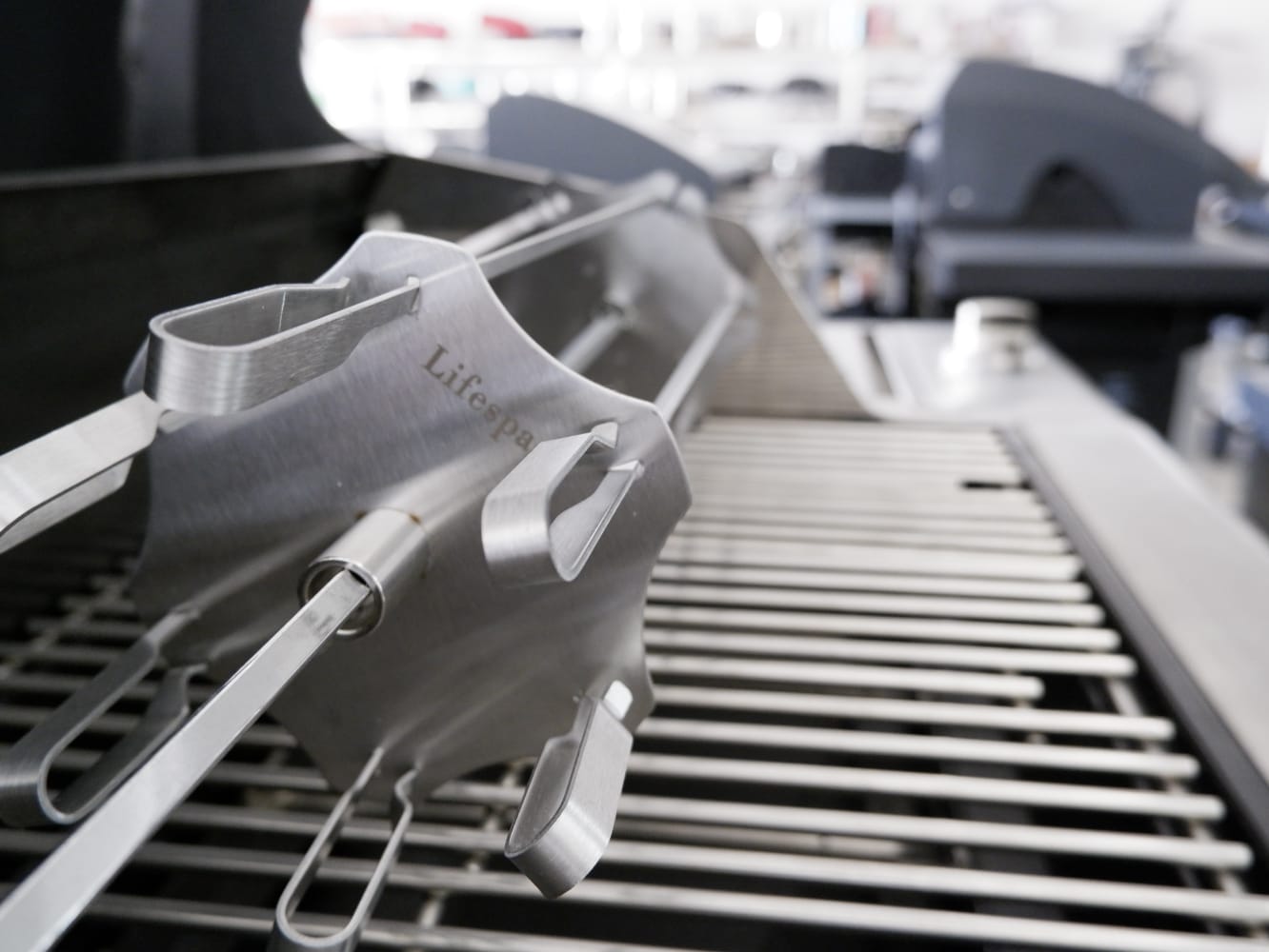 Lifespace Rotisserie Braai Skewer Set - Lifespace