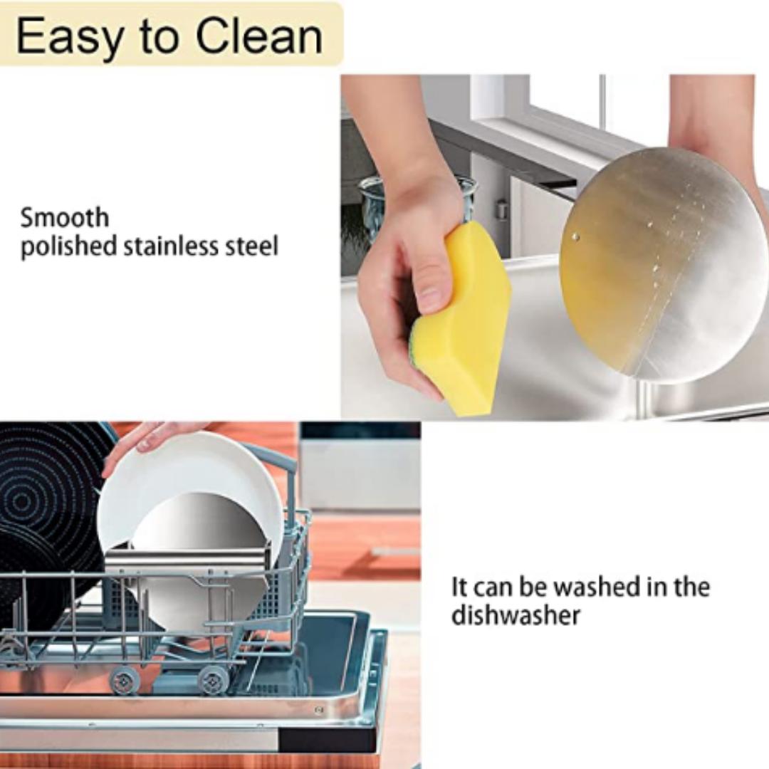 Lifespace Stainless Steel Smash Burger Braai Press - Lifespace