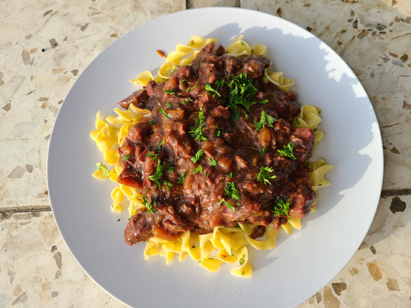 Black Magic Beef Burgundy