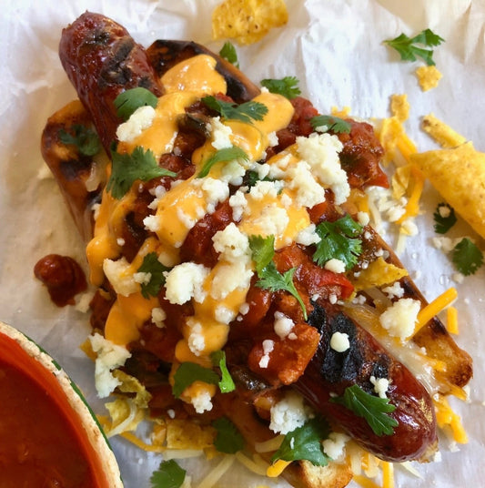 Black Magic Enchilada Chili Dog