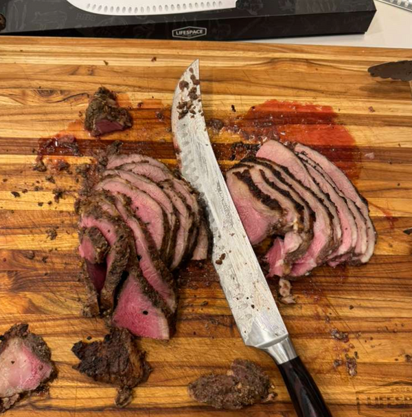 Greek Rotisserie Lamb Leg with Zesty Lemon Baste