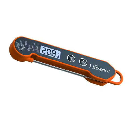 Lifespace Instant Read Waterproof Folding Meat Thermometer