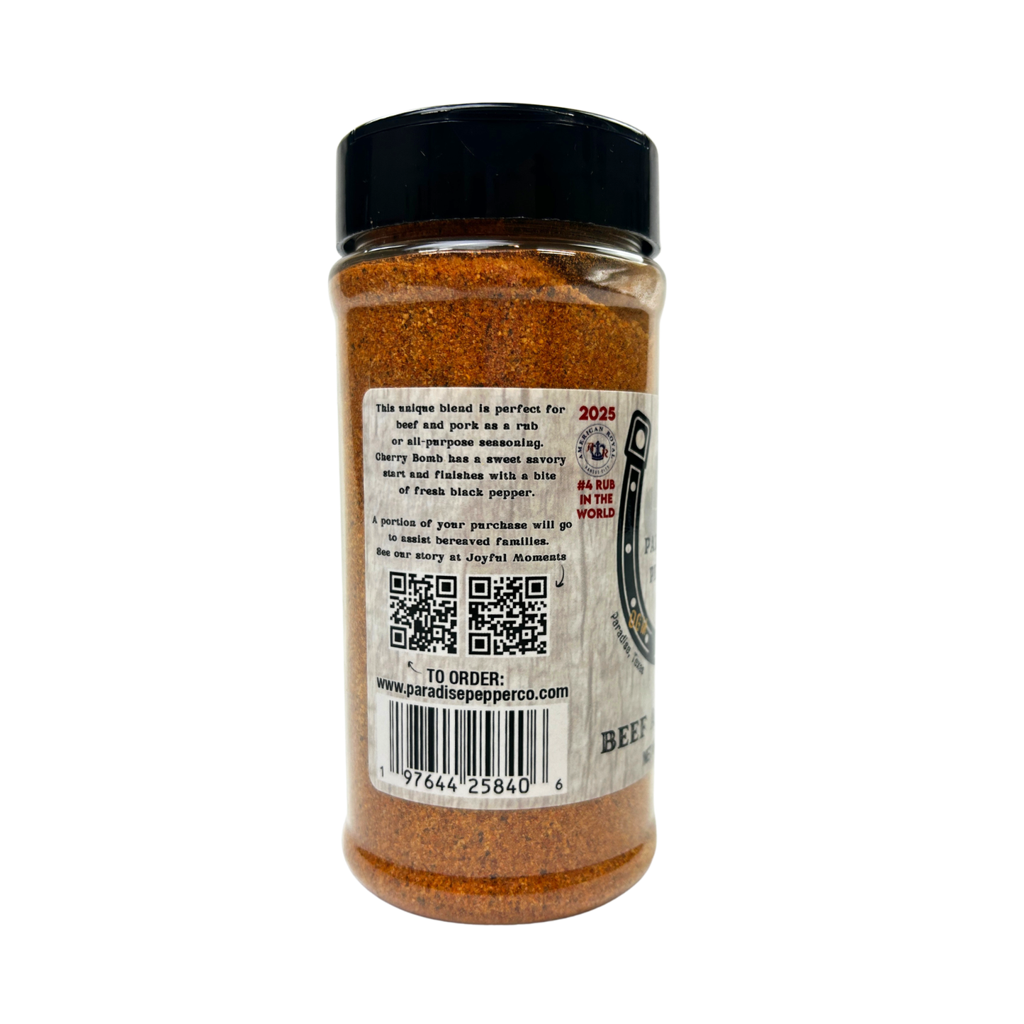 Paradise Pepper Co. "Cherry Bomb" Beef & Pork Seasoning