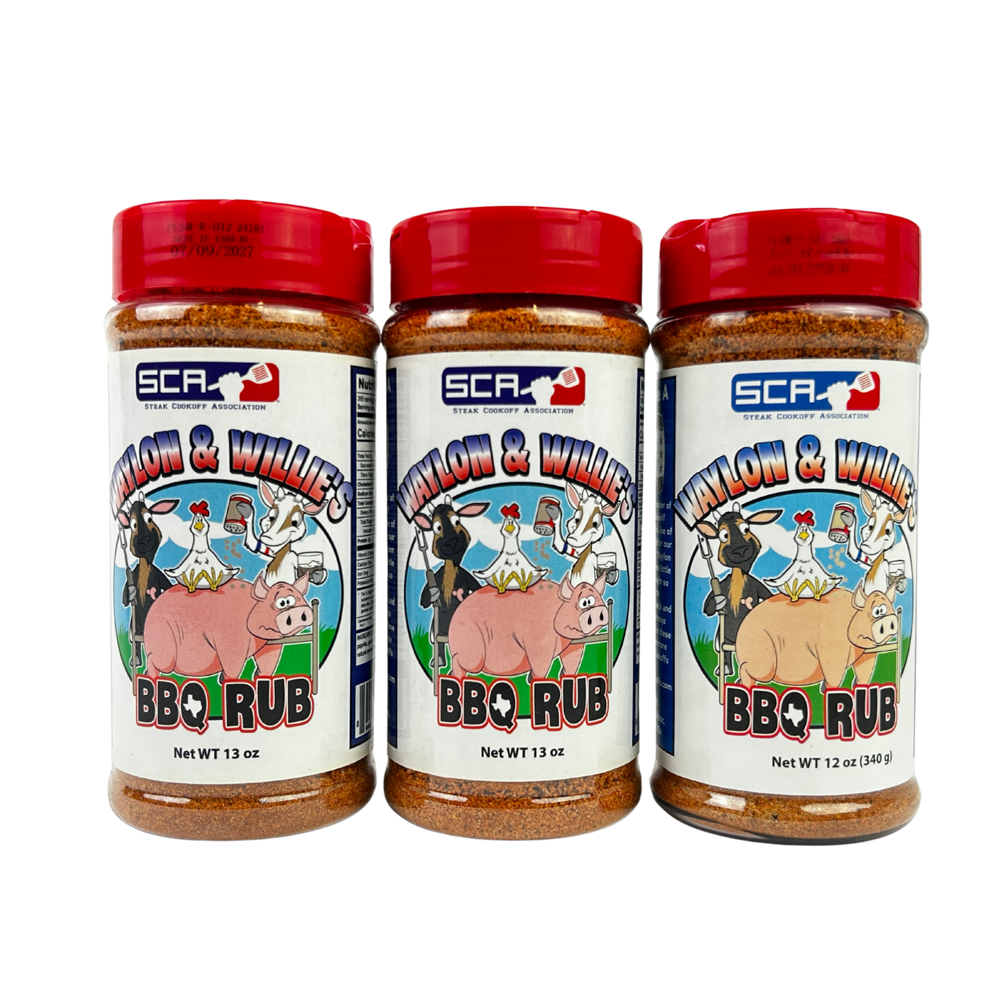 SCA Waylon & Willie's BBQ Rub