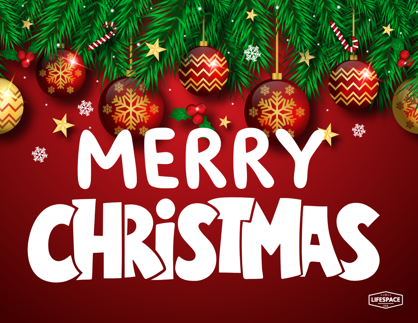 Lifespace Int Merry Christmas Gift Card