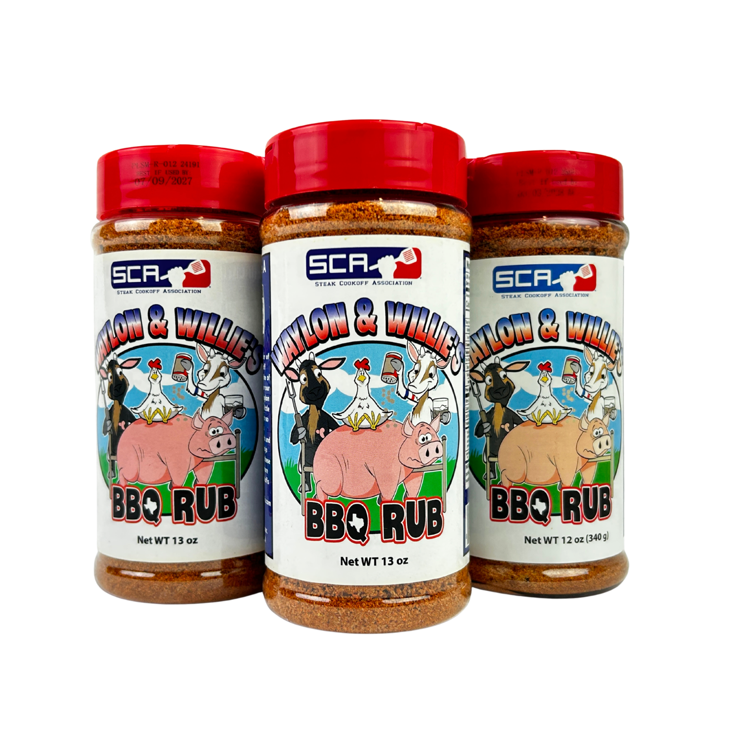SCA Waylon & Willie's BBQ Rub