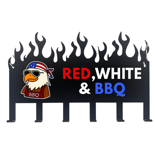 Lifespace Blank Customizable 6 Hook Utility Rack