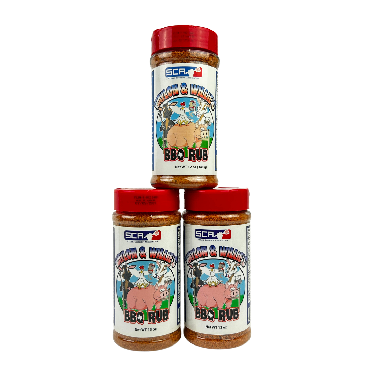 SCA Waylon & Willie's BBQ Rub