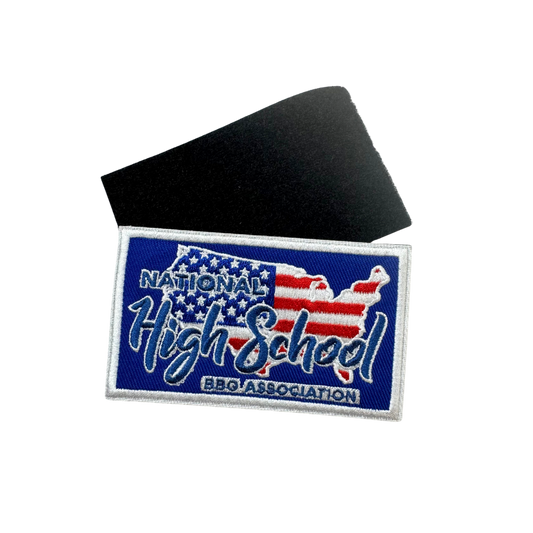 Lifespace National High School BBQ Association Embroidered Velcro Patch