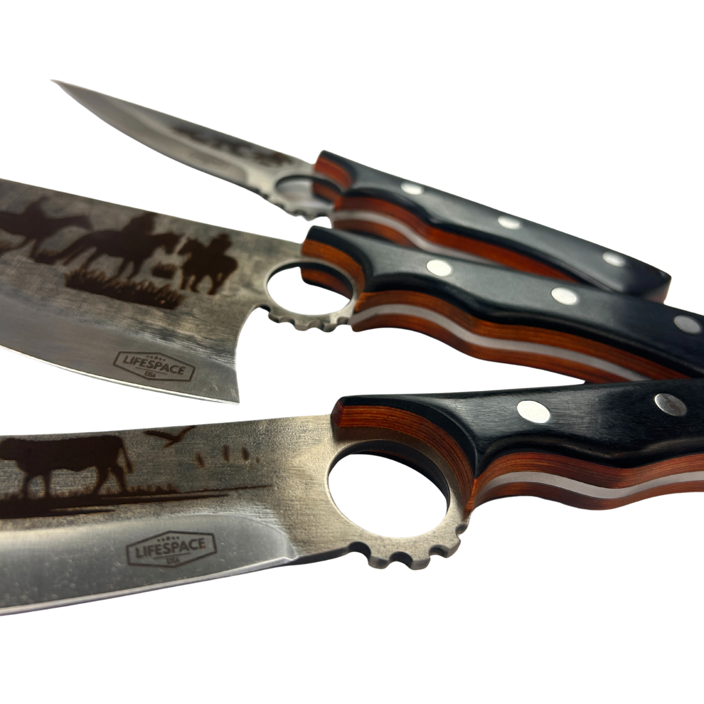 Lifespace Limited Edition Cowboy Kitchen Knife Set