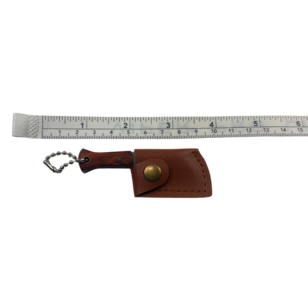 Lifespace Damascus Mini Round Nose Cleaver with Sheath