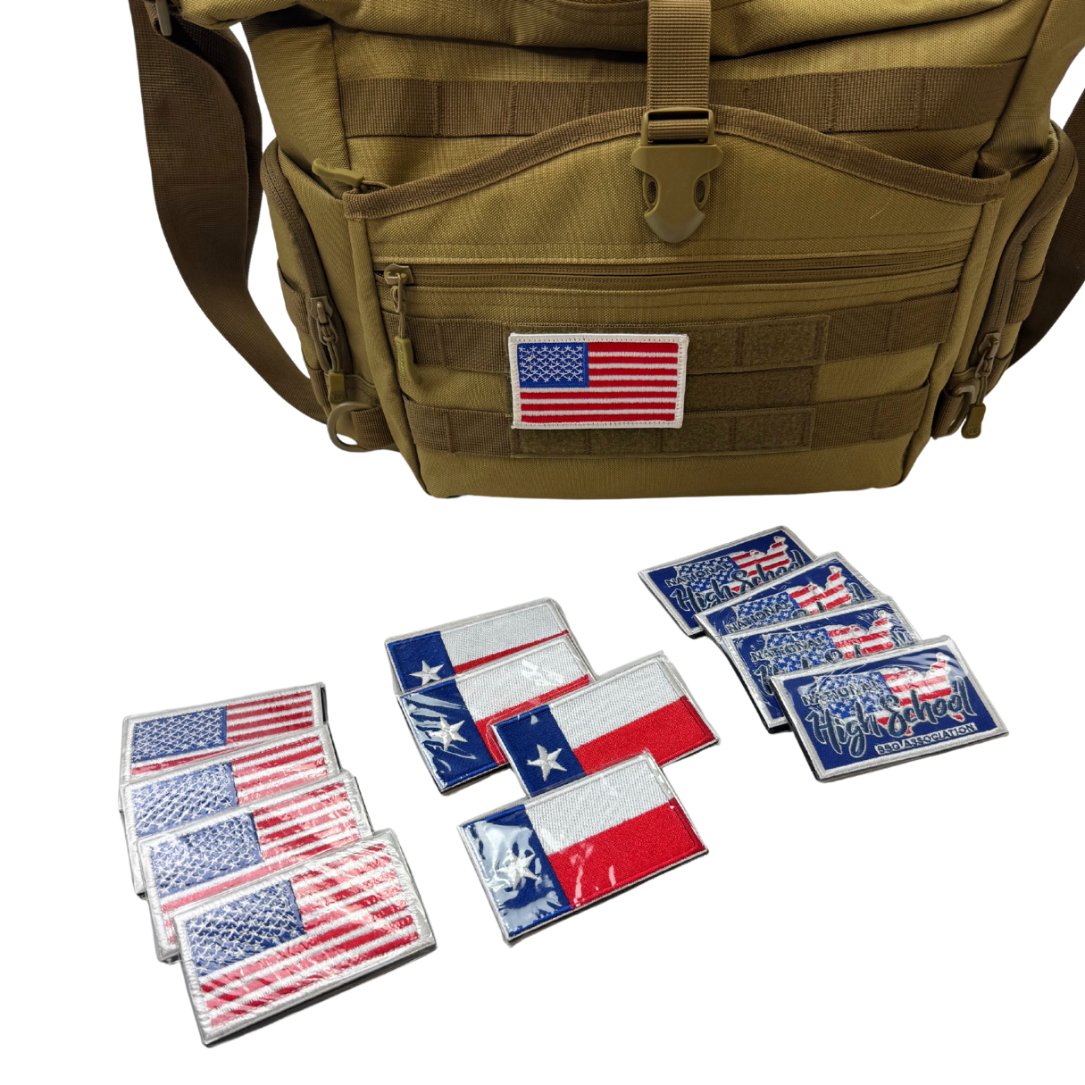 Lifespace USA Flag Embroidered Velcro Patch