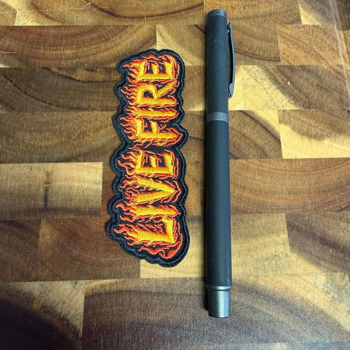 Lifespace 4" "Live Fire" Embroidered Iron-on Patch