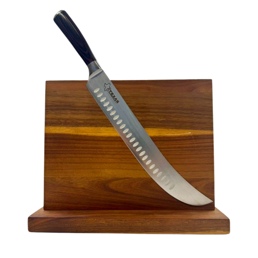 Texas Barbecue Lifespace 12" Slaughter Carving Knife in Gift Box