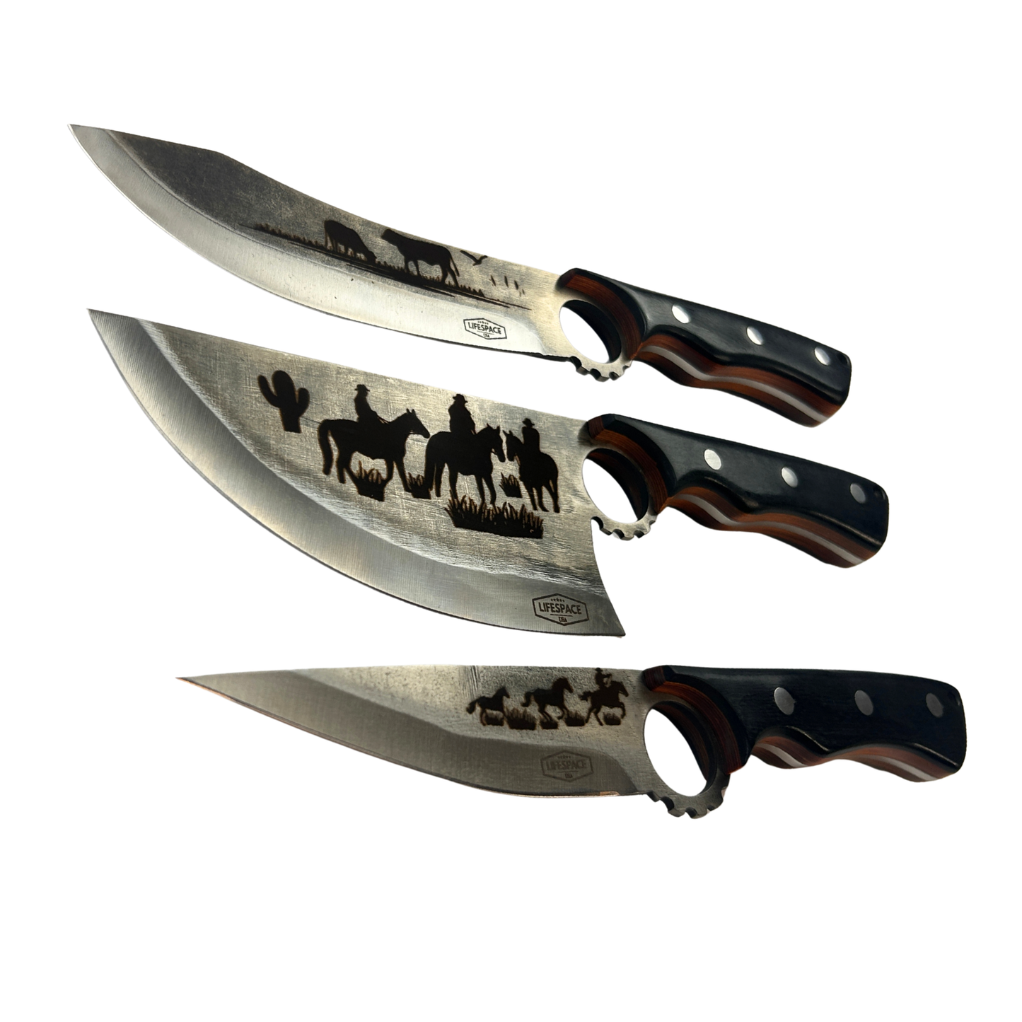 Lifespace Limited Edition Cowboy Kitchen Knife Set