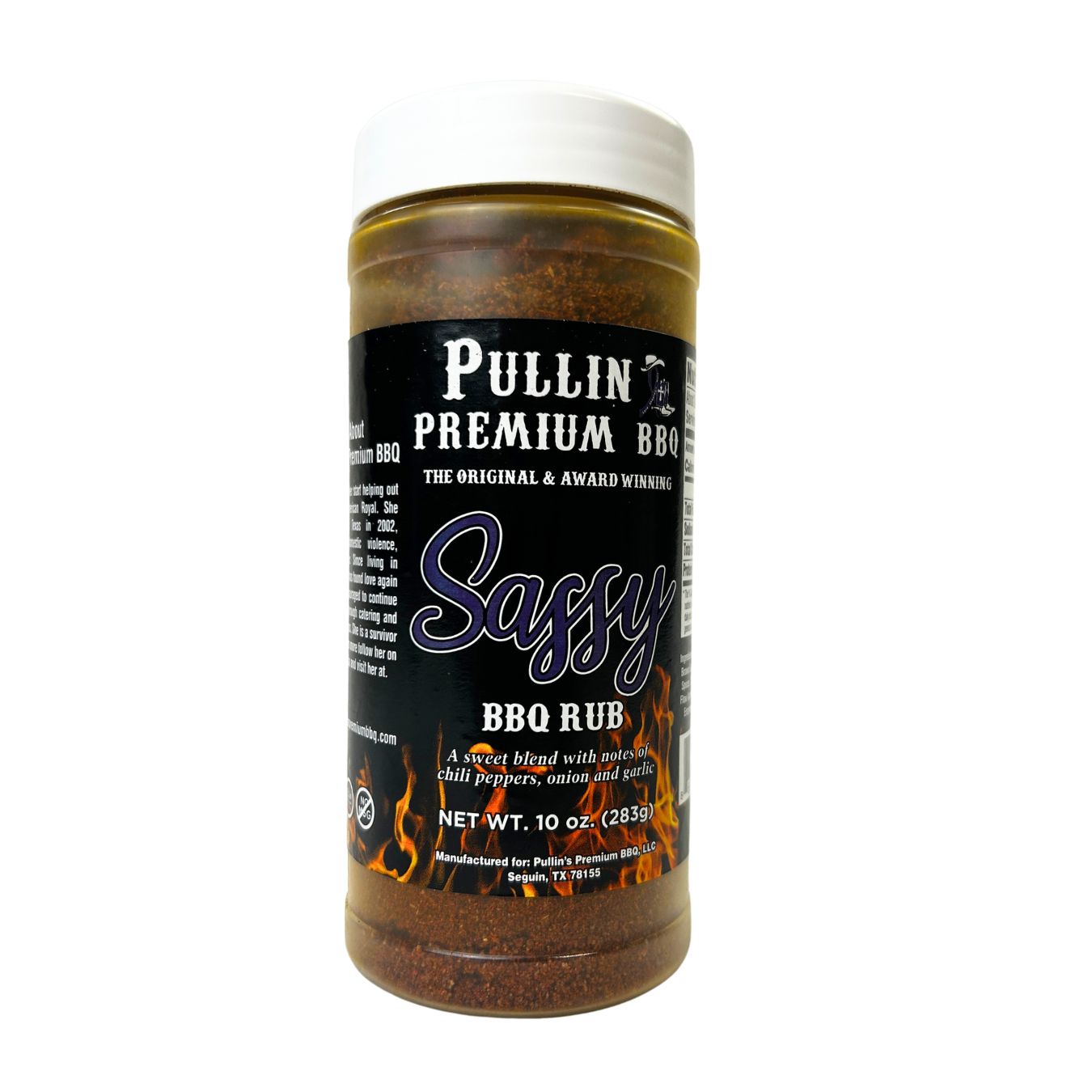 Pullin Premium BBQ "Sassy" Original Award-Winning BBQ Rub Seasoning