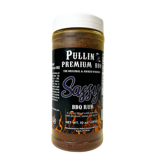 Pullin Premium BBQ "Sassy" Original Award-Winning BBQ Rub Seasoning
