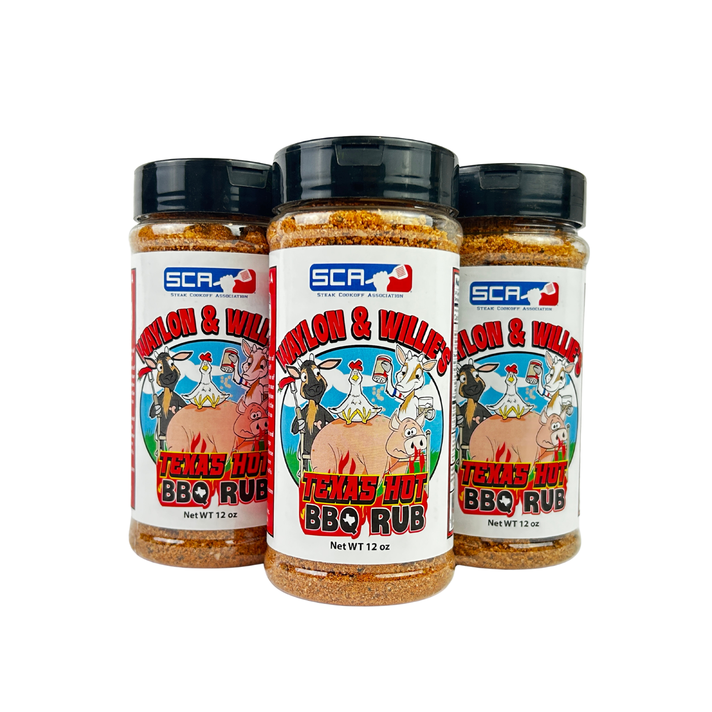 SCA Waylon & Willie's Texas Hot BBQ Rub