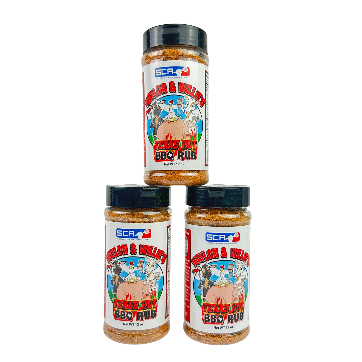 SCA Waylon & Willie's Texas Hot BBQ Rub