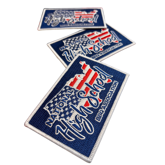 National High School BBQ Association Premium Rectangular Patch