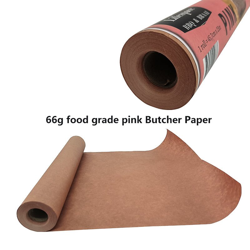 Lifespace Premium Pink Butcher Paper - Competition Quality - 27 yard roll