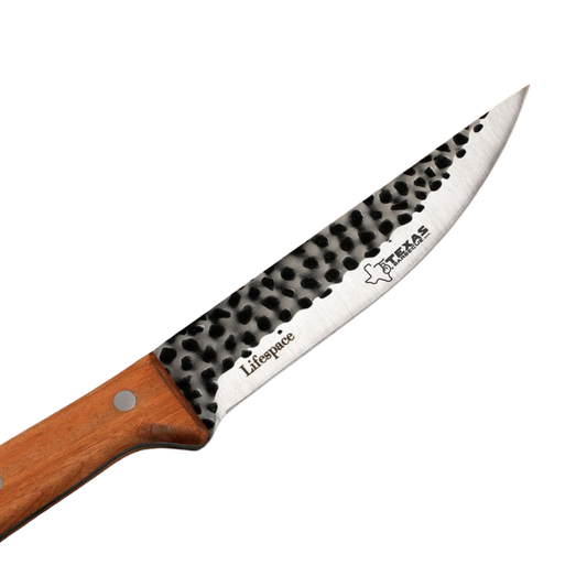 Texas Barbecue 6.2" Trimming Boning Utility Knife with Rosewood Handle & Sheath