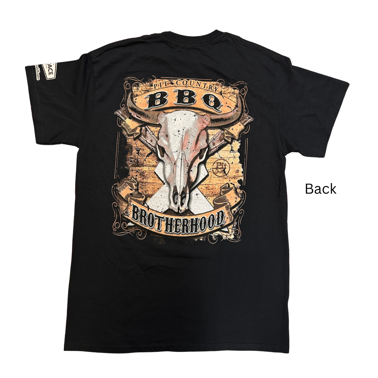 Pit Country Premium Graphic Crewneck Mens T-Shirt - “BBQ Brotherhood"