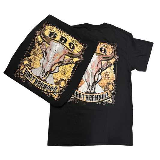 Pit Country Premium Graphic Crewneck Mens T-Shirt - “BBQ Brotherhood"