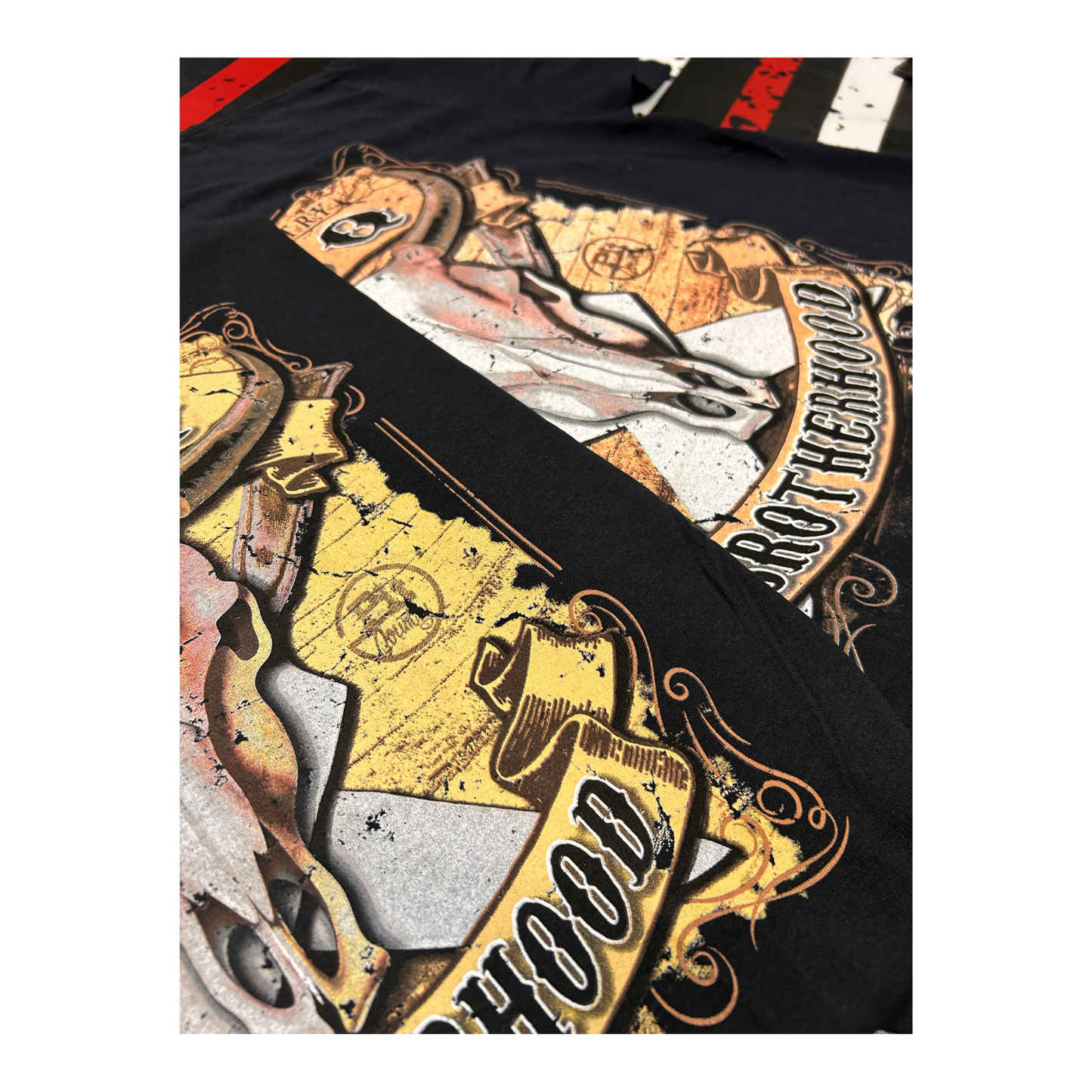 Pit Country Premium Graphic Crewneck Mens T-Shirt - “BBQ Brotherhood"