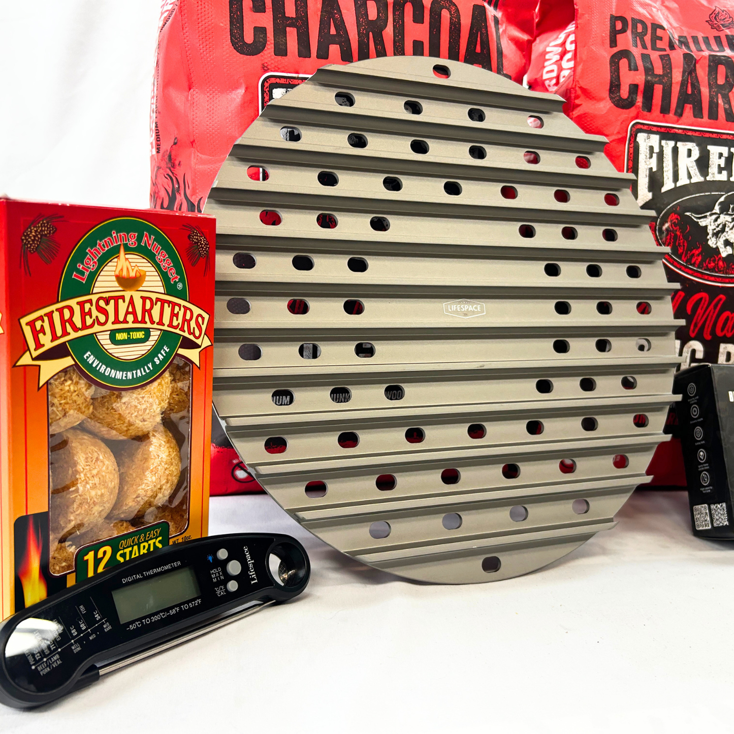 Lifespace Charcoal Steak Bundle — Live Fire Cooking Kit (Charcoal Bundle 1)