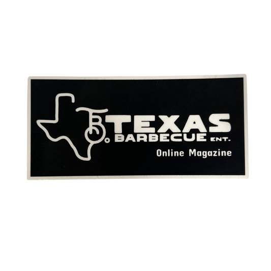 Texas Barbecue Premium Vinyl Online Magazine Sticker